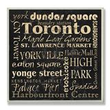 Toronto Landmarks Typography