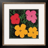 Flowers  c1964 (1 red  1 pink  2 yellow)