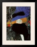 Lady with Hat and Feather Boa