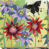 Butterfly Amidst Bright Flower