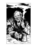 Old Grundy (Revenge of the Vampire  Illustration no 06)