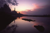 Taj Mahal at sunset
