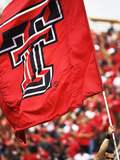 Texas Tech University - Red Raider Flag Flies on Game Day