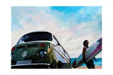 Surf Bus Series: The Green VW Bus