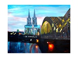 Cologne Cathedral with Hohenzollern Bridge