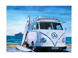 The White Volkswagen Surf Bus