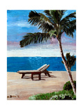 Caribbean Strand with Beach Chairs