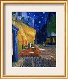 The Café Terrace on the Place du Forum  Arles  at Night  c1888