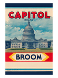 Capitol Brand Broom Label