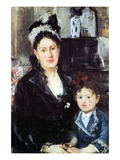 Portrait of Mme Boursier and Daughter