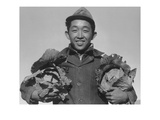 Richard Kobayashi  Farmer with Cabbages