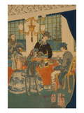 Parlour of a Foreign Mercantile House in Yokohama (Yokohama Ijin ShoKan Zashiki No Zu)