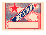 Red Star Broom Label