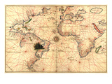 Portolan World Map