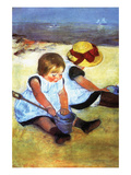 Children Playing on the Beach