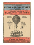 Broadside Announcement of a Balloon Ascension