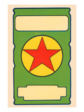 Red Star Broom Label