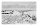 Manzanar from Guard Tower  View West (Sierra Nevada in Background) 