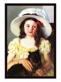 Francoise with a Black Dog