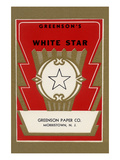 White Star Broom Label