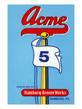 Acme 5 Broom Label
