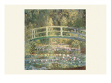 Waterlilies and Japanese Bridge