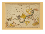 Noctua  Corvus  Crater  Sextans Uraniæ  Hydra  Felis  Lupus  Centaurus  Antlia Pneumatica  etc