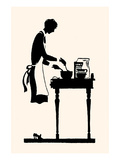 Homemaker Mixes Recipe in a Bowl