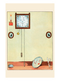Clock and Plate