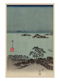 Evening View of Eight Famous Sites at Kanazawa in Musashi Province (Uyokanazawa Hassshoyakei) 1