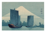 Sailboats and Mount Fuji