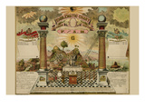 Symbols - Emblematic Chart and Masonic History of Free and Accepted Masons