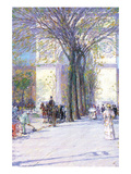 Washington Triumphal Arch in Spring