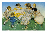 Girls in Circle - Ring around the Rosie