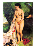 Bather with a Terrier