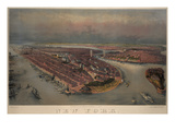Birds-Eye View of Manhattan  New York