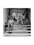 Negro Family Sharecroppers on Porch