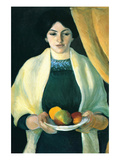 Portrait with Apples (Portrait of the Wife of the Artist)