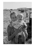 Potato Picking Mother with Baby