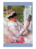 Reading Mrs (Lydia Cassatt) by Cassatt