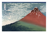 Red Fuji or South Wind  Clear Sky