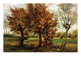 Autumn Landscape with Four Trees