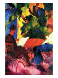 Couple at the Garden Table
