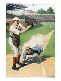 Baseball Play at the Plate