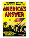 America's Answer the Second Official United States War Picture