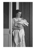 Mother and Baby in Contractor Camp