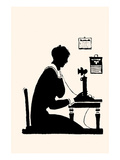 Homemaker Makes a Phone Call