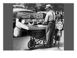 Vendor Pushcart Sales of Nuts