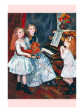 Portrait of the Daughters of Catulle Mendès-At the Piano