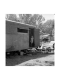 Little Girl in Hous Trailer